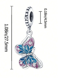 Thumbnail for Multicolored Butterfly Charm