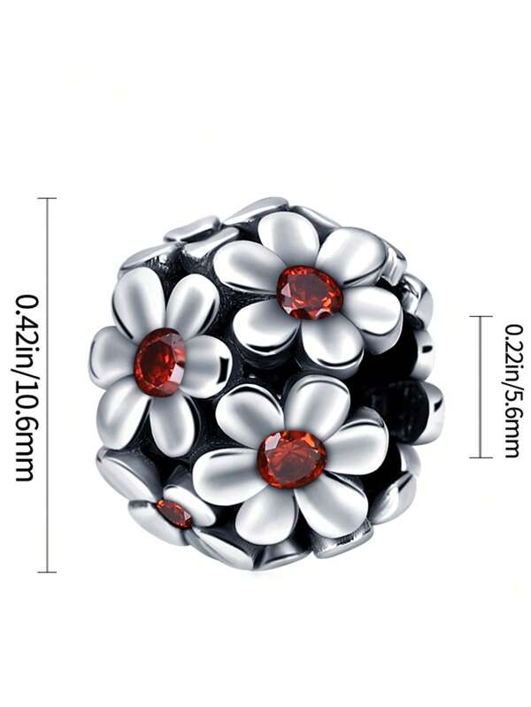 "Daisy Sphere" Charm