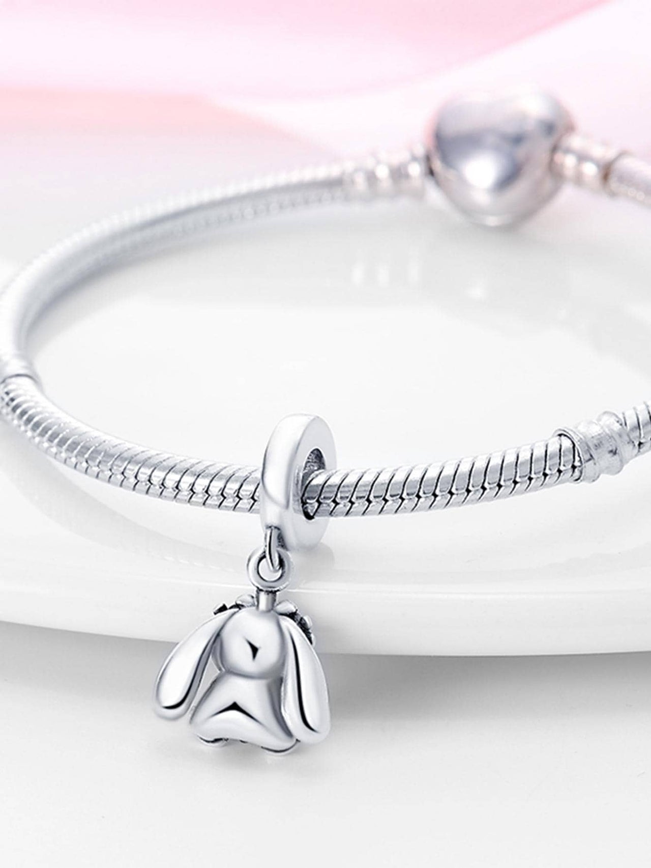 Bunny with Heart Charm