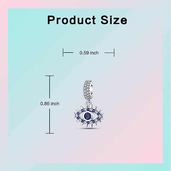 Diamond Turkish Eye Charm