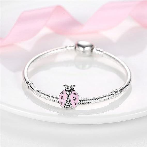 Pink Ladybug Charm