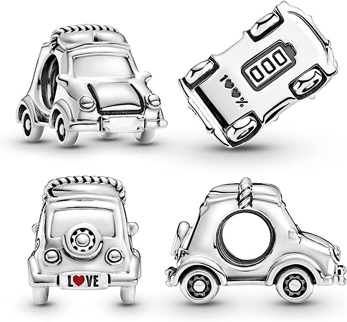 Silver Beetle Charm