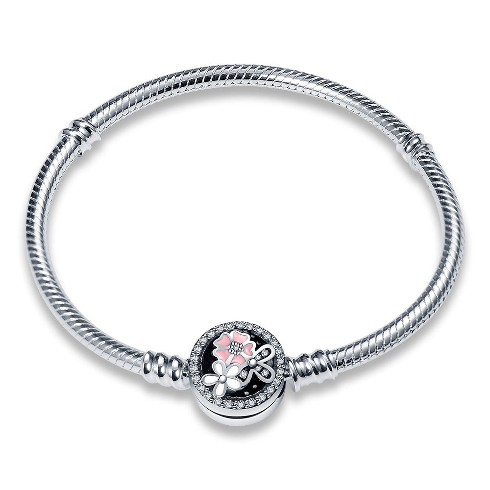 Diamond Flower Bracelet