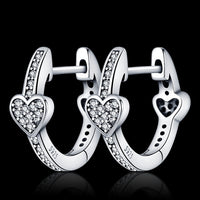 Thumbnail for Horseshoe with Hearts Earrings