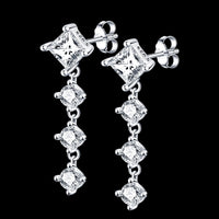 Thumbnail for Triple Zirconia Earrings