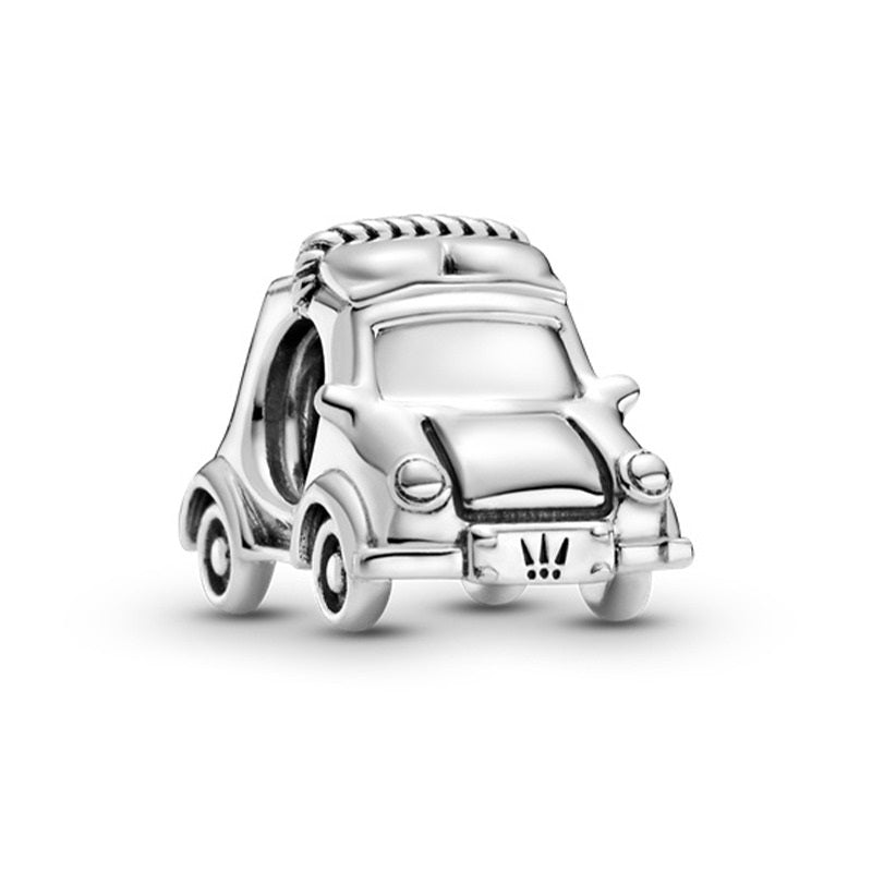 Silver Beetle Charm