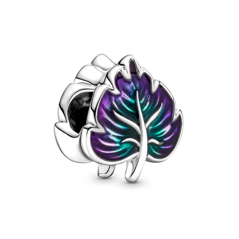 Purple Eternal Leaf Charm