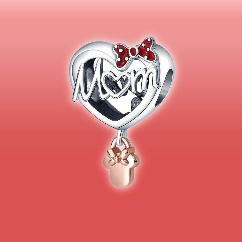 Mom's Heart Charm