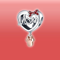 Thumbnail for Mom's Heart Charm