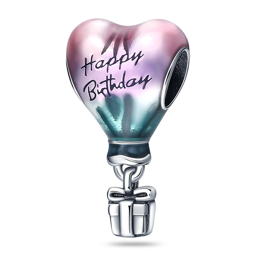 Happy Birthday Heart Charm