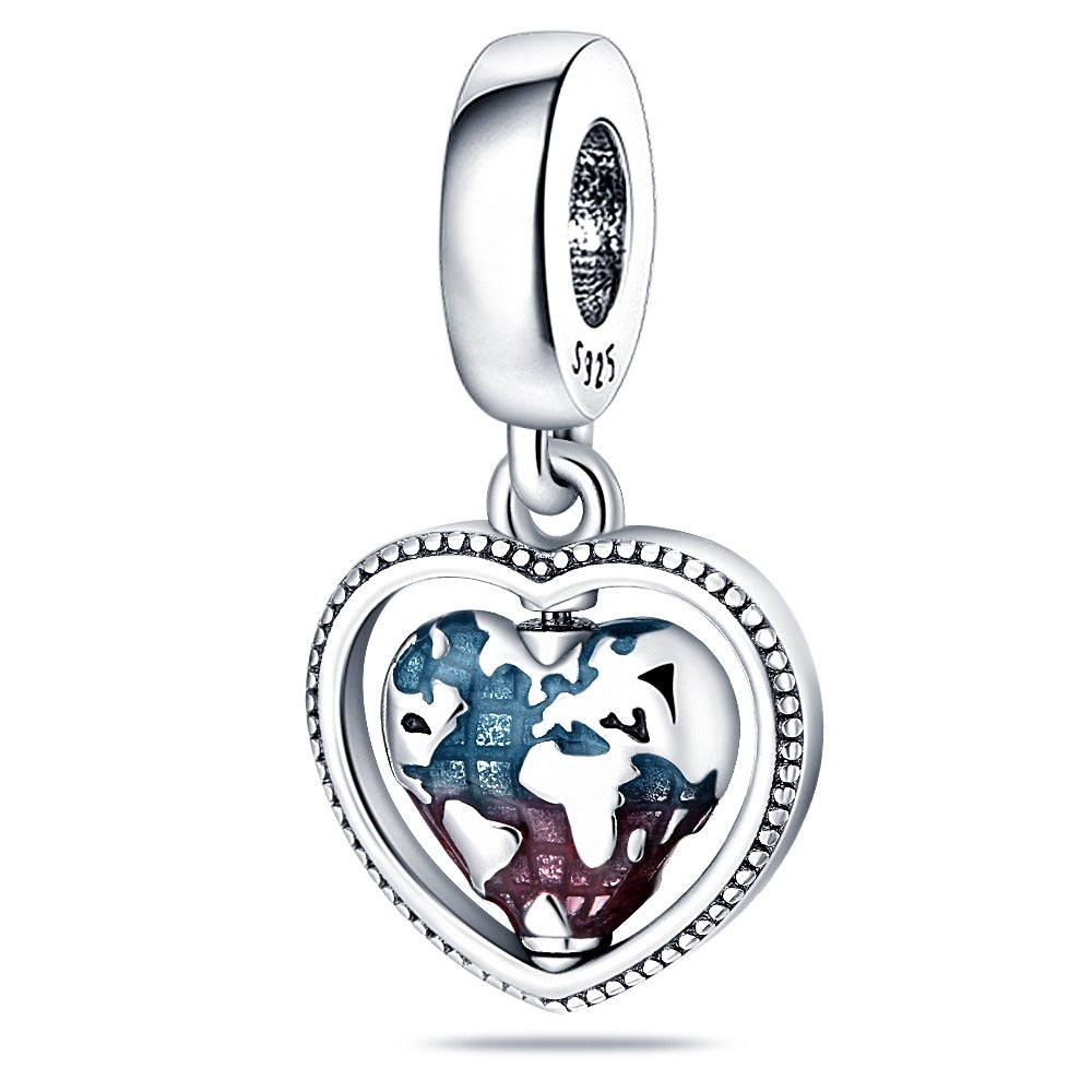 Traveling Heart Charm