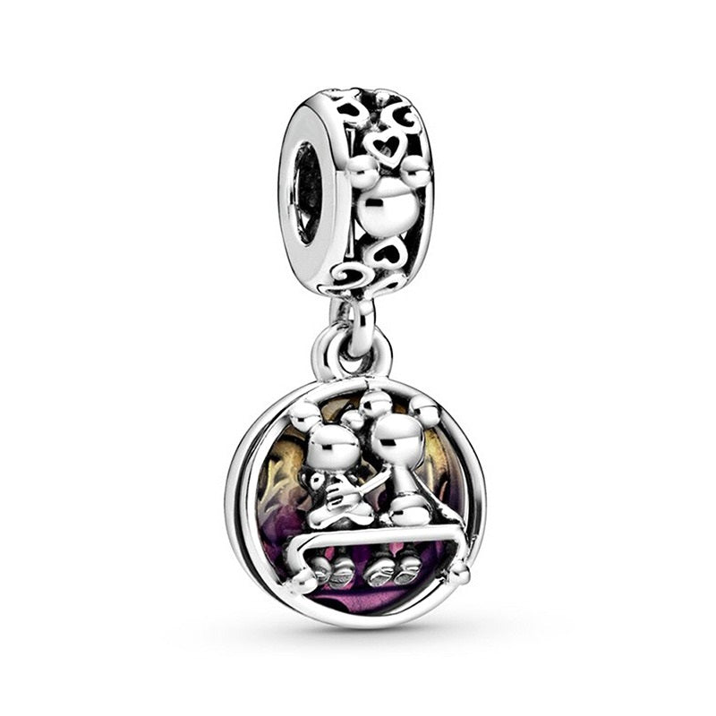 Amulet Mickey and Minnie Charm