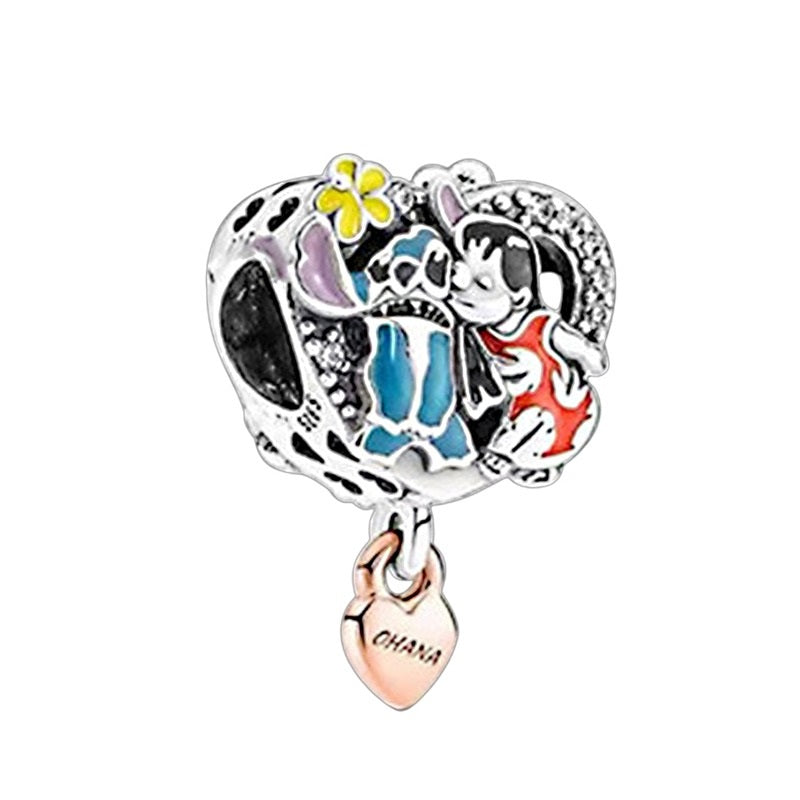 Lilo and Stitch Heart Charm