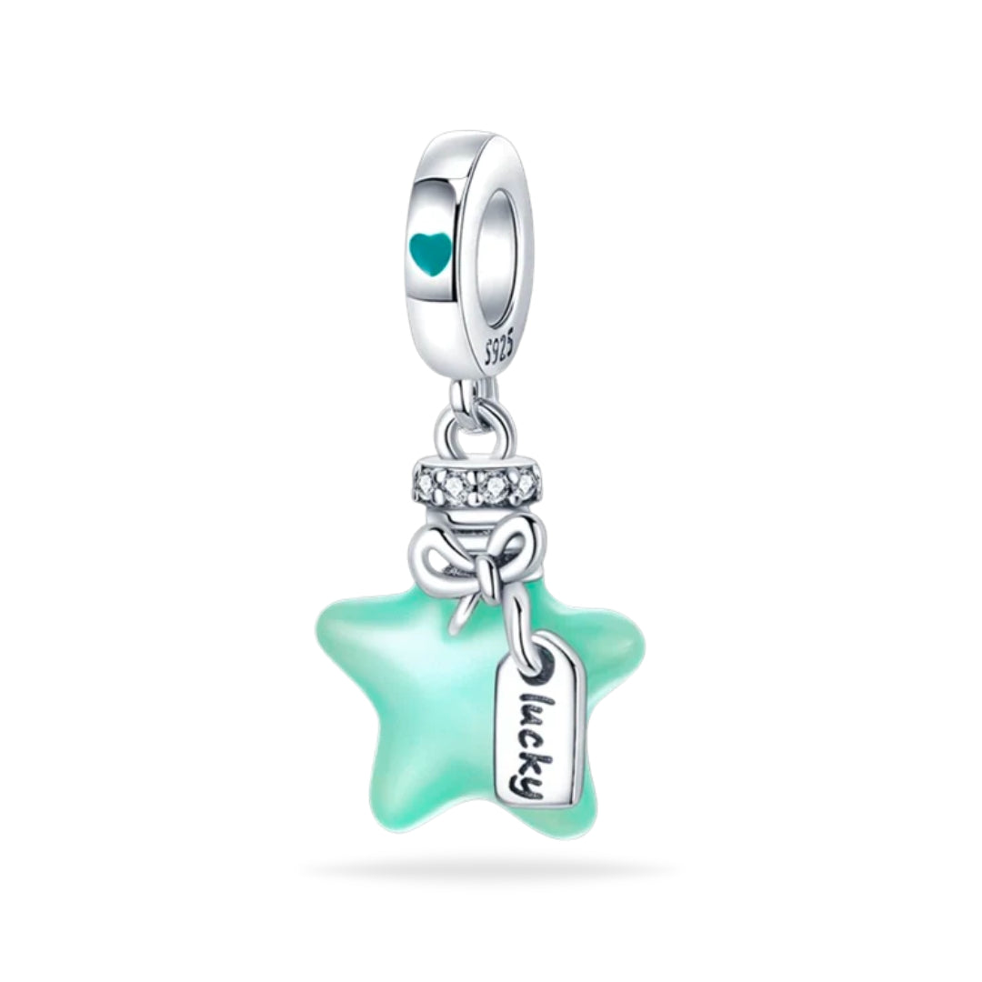 Fluorescent Shooting Star Charm