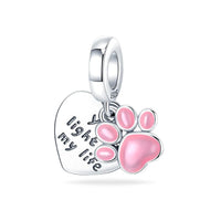 Thumbnail for Fluorescent Dog Paw Charm