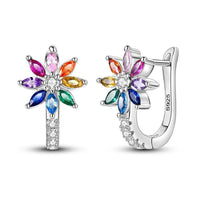 Thumbnail for Colorful Flower Earrings