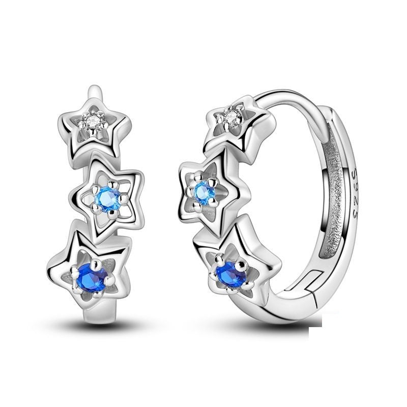 Blue Stars Earrings