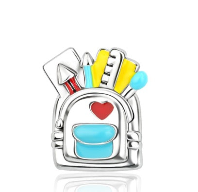 School Backpack Charm