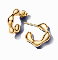 Golden Abstraction Earrings