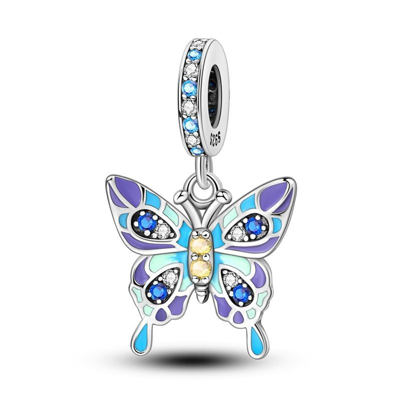 Blue Butterfly Charm