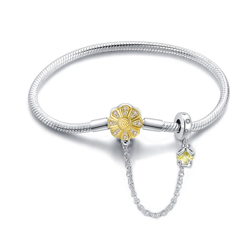 Yellow Flower Bracelet