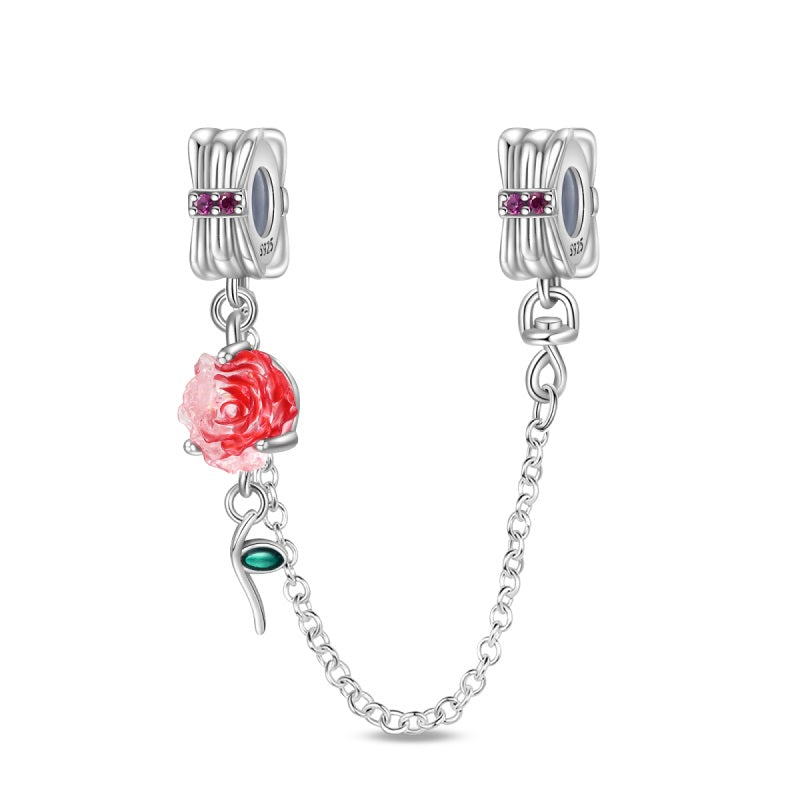 Red Rose Safety Chain