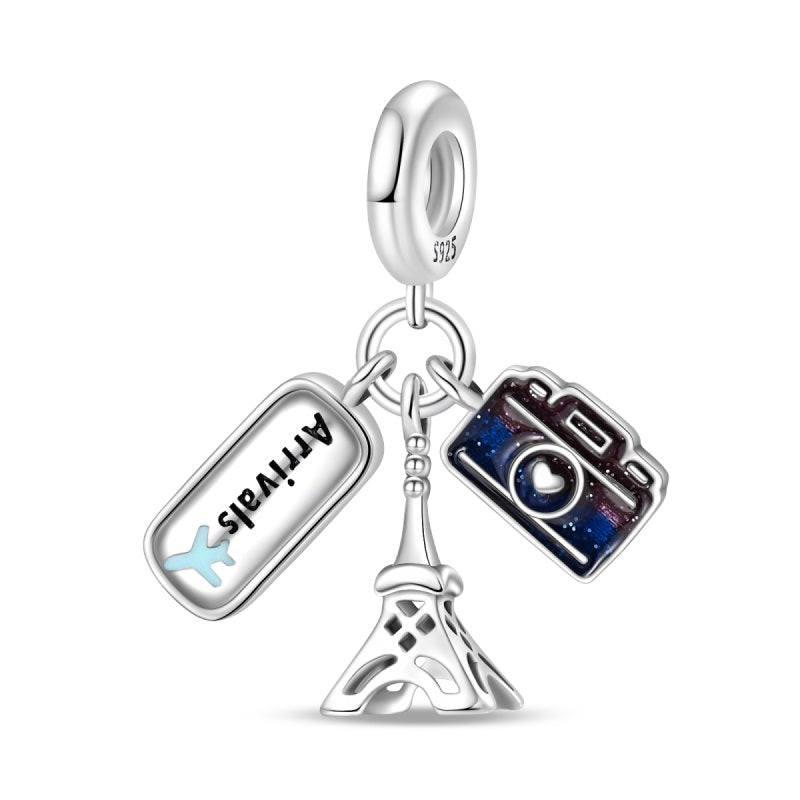 Eiffel Tower and Camera Charm