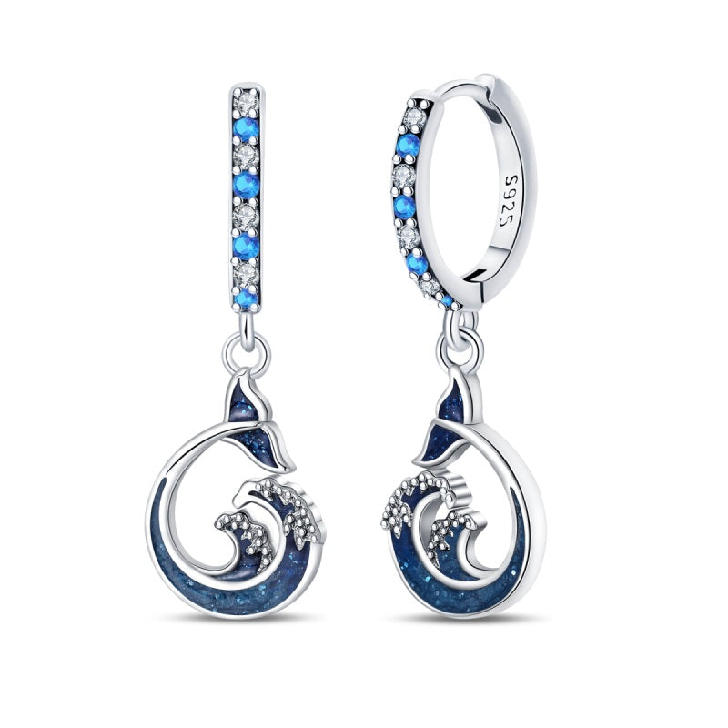 Ocean Wave Earrings