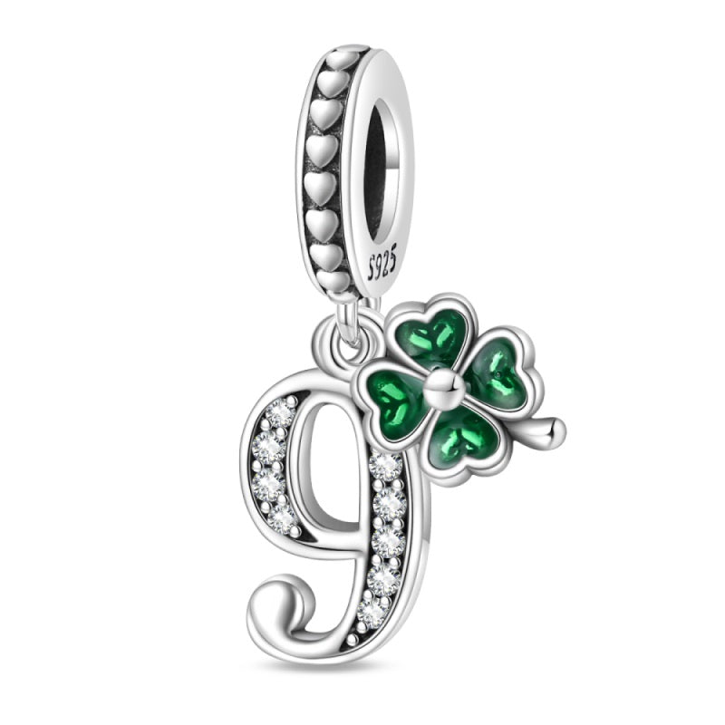 Clover and Number 9 Charm