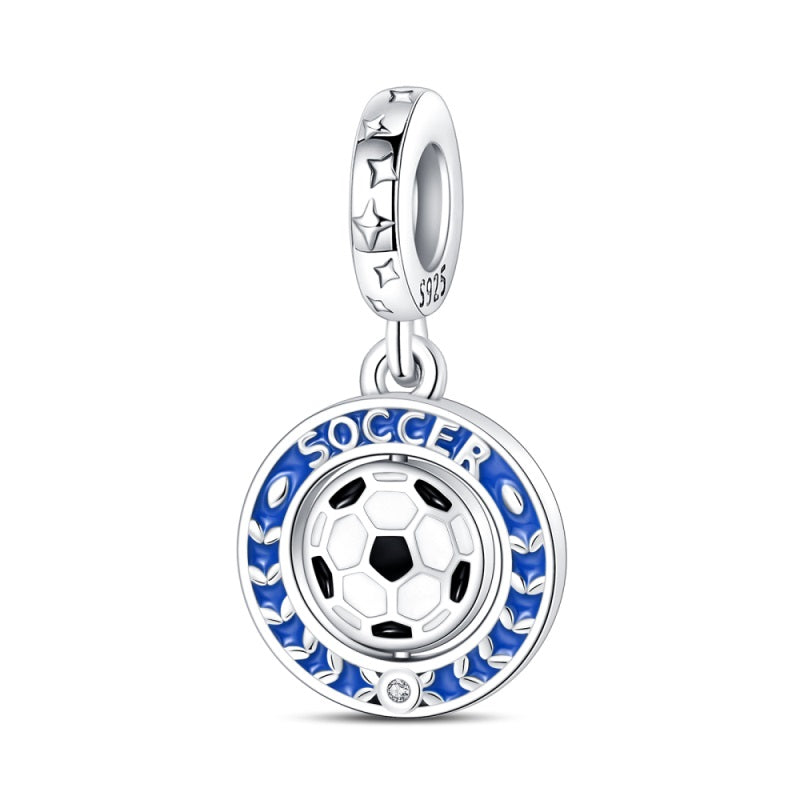 Soccer Ball "Champions" Charm