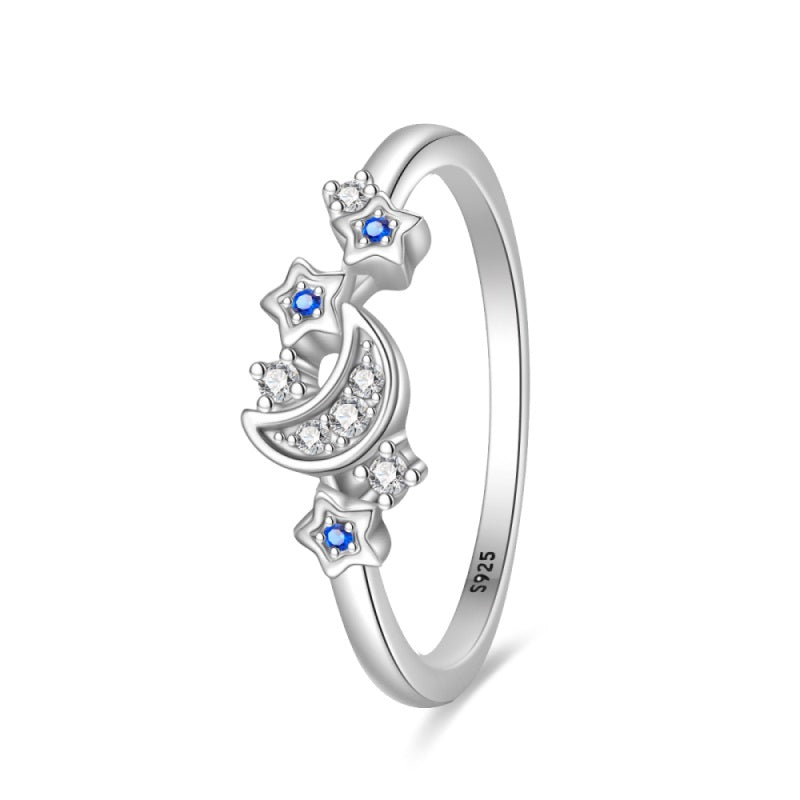 Moon and Stars Ring