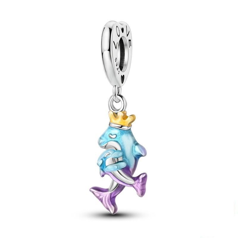 Dolphin Family Charm