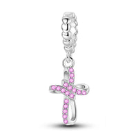 Thumbnail for Pink Cross Charm