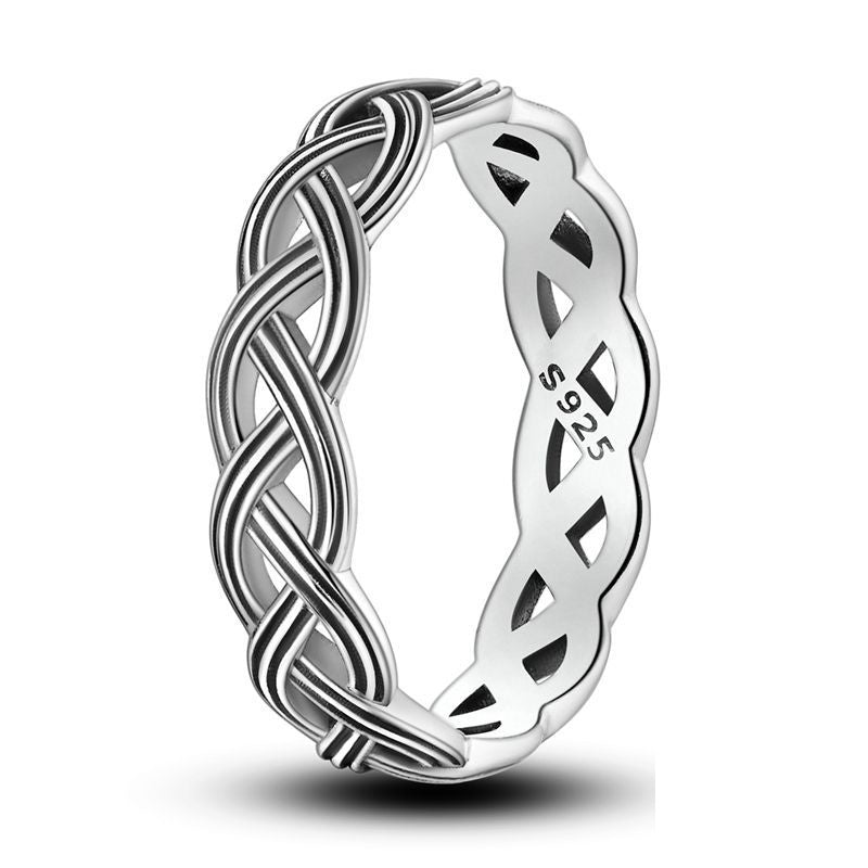 Elegant Braid Ring