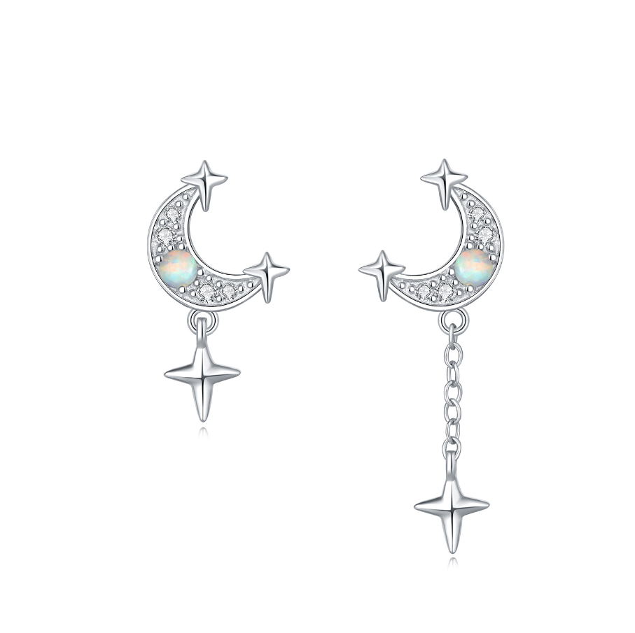 Starry Moon Earrings