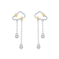 Thumbnail for Clouds and Stars Earrings