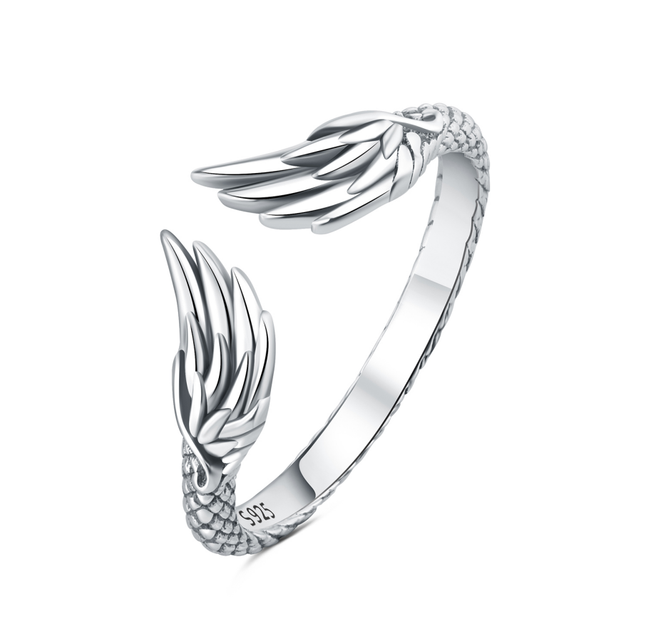 Guardian Angel Wings Ring