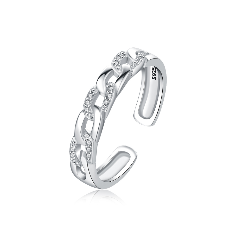 Crystal Chain Ring