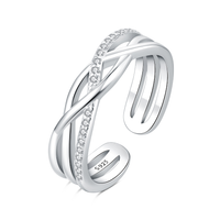 Thumbnail for Brilliant Intertwined Ring