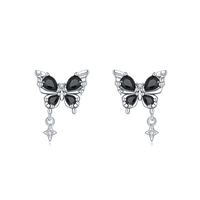 Thumbnail for Black Butterfly Earrings