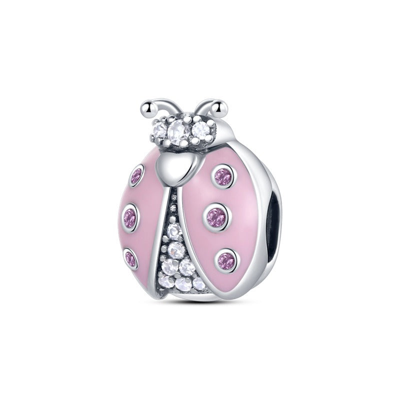 Pink Ladybug Charm