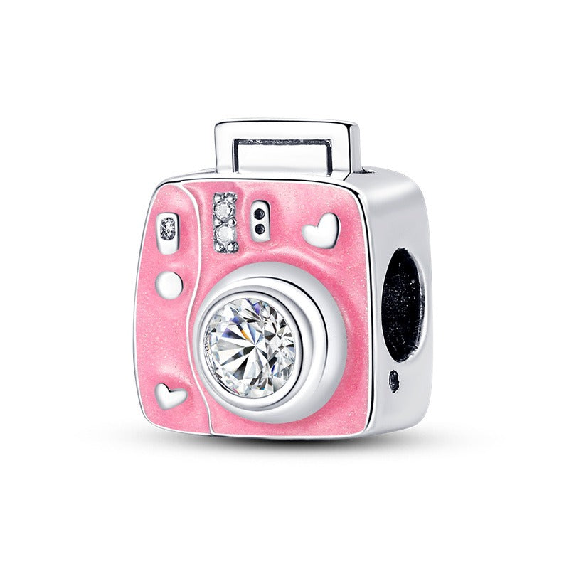 Pink Camera Charm