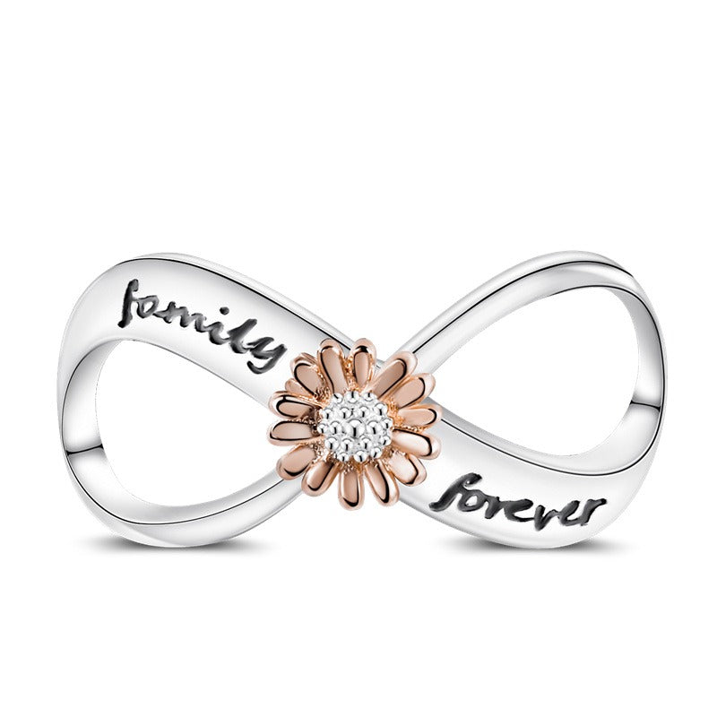 Infinity Flower Charm