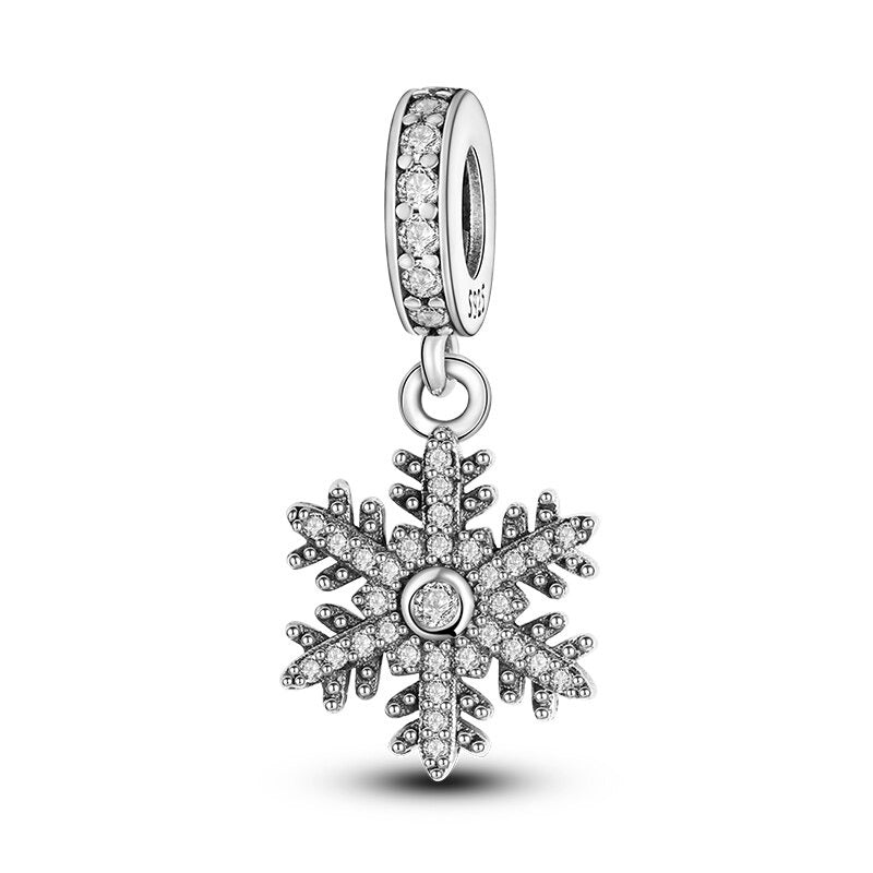 Diamond Snowflake Charm