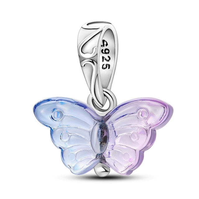 Opal Butterfly Charm