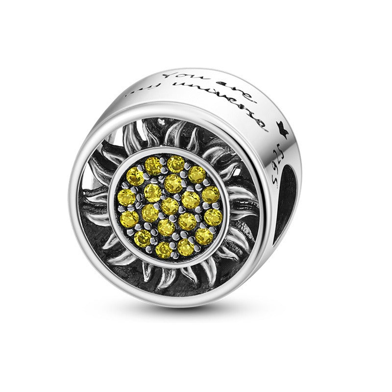 Diamond Sun Yellow Charm