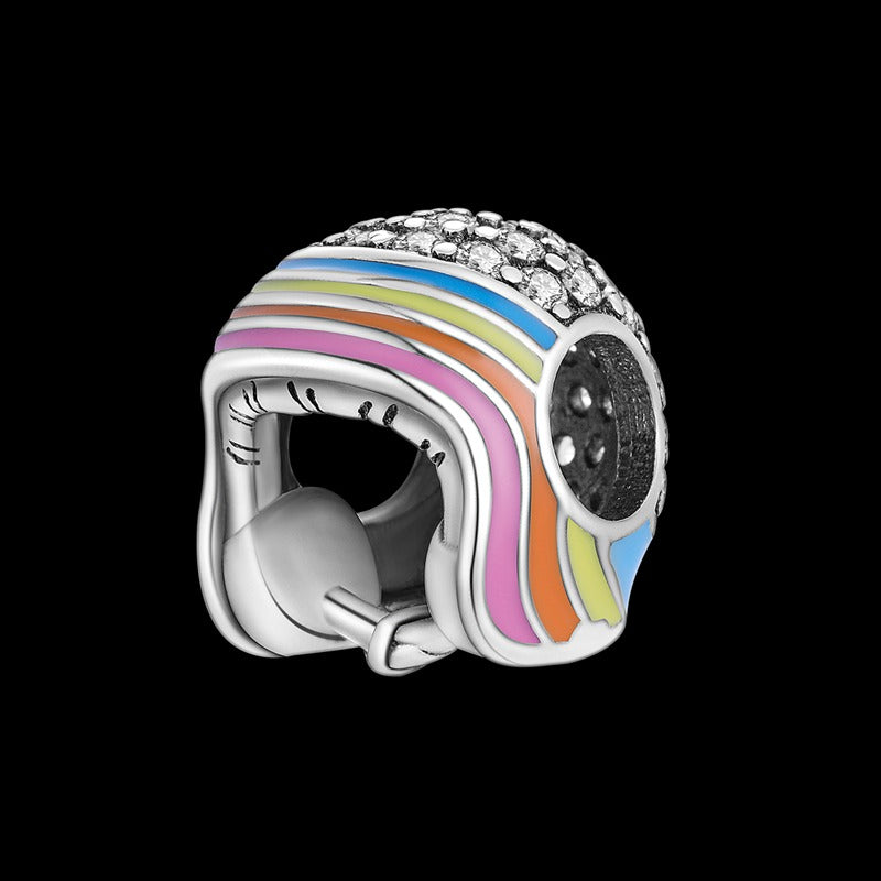 Rainbow Helmet Charm