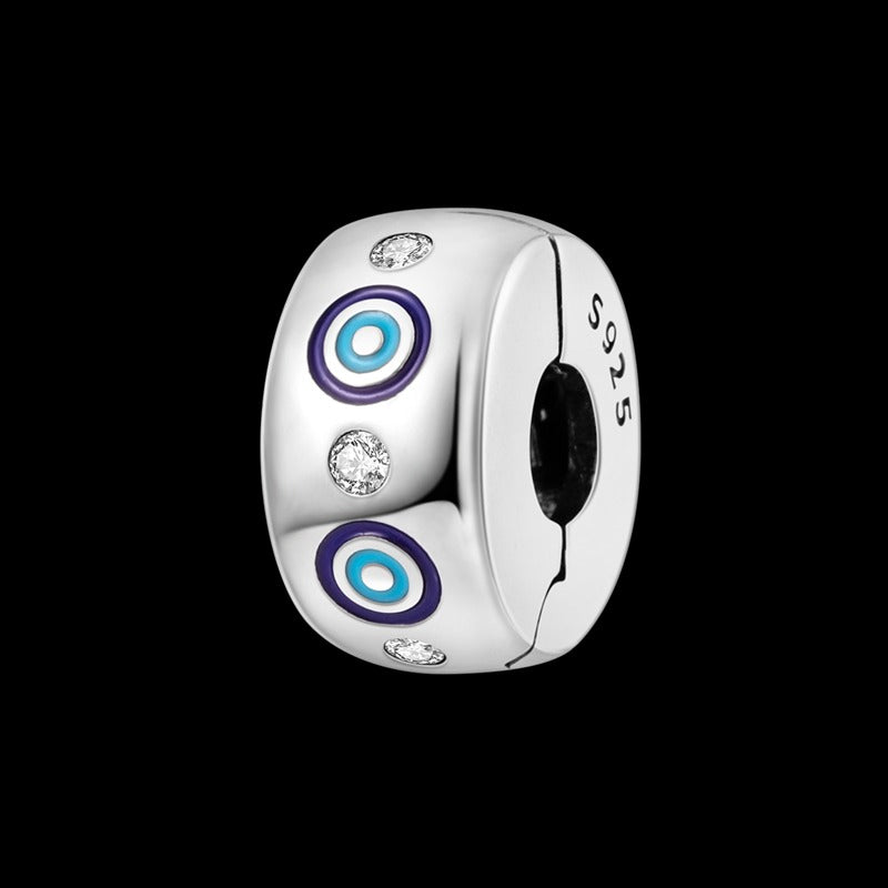 Turkish Eye Bead Clip Charm