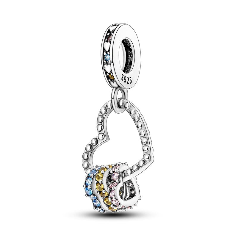 Triple Love Heart Charm