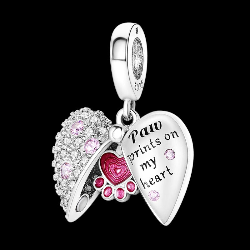 Puppy Love Heart Charm